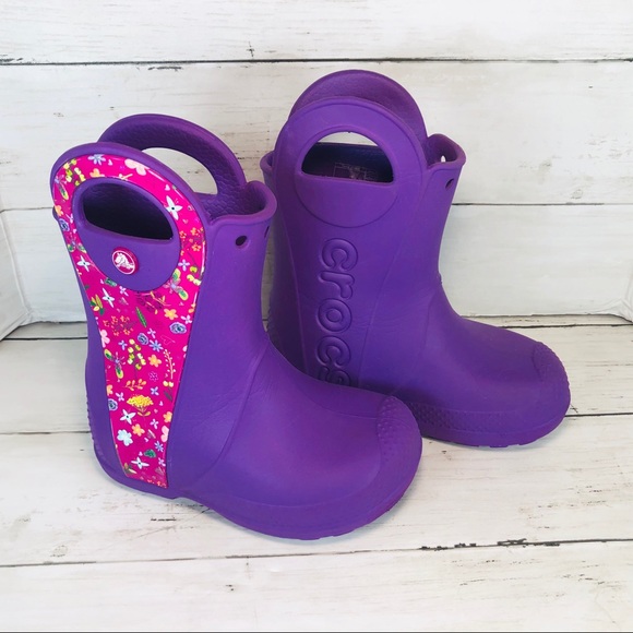 CROCS Other - Crocs Kids Handle It Rain Boot (Toddler) Sz 8